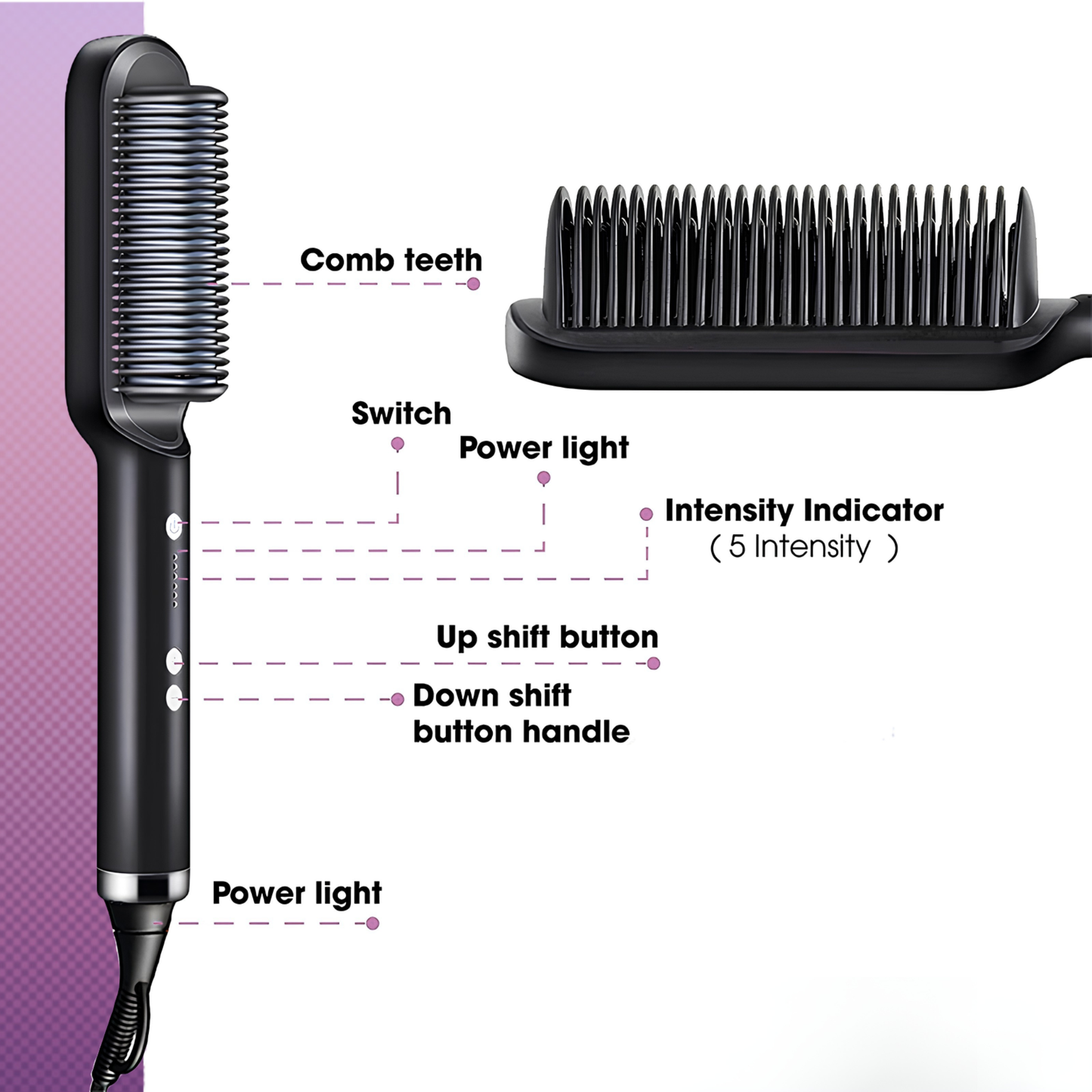 Hair Straightener Brush